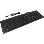 Клавиатура проводная Oklick 505M (мультимедиа, слим, USB, черный) — изображение 2