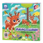 Пластилин 24 цв., без стека, 360 г, Луч ZOO