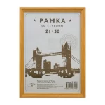 Рамка А4, 21х30 см, деревянная, красное дерево,акриловое небьющееся стекло,17мм, №1 OfficeSpace — изображение 2