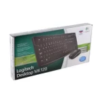 Клавиатура+мышь проводная Logitech MK120 (1000dpi, светодиодн., USB, черный) 920-002561 — изображение 2