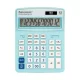 Калькулятор настольный, 12 разр., 206x155 мм, двойное питание, голубой, BRAUBERG EXTRA PASTEL-12-LB