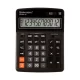 Калькулятор настольный, 12 разр., 206x155 мм, двойное питание,черный BRAUBERG EXTRA -12-BK