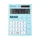 Калькулятор настольный, 12 разр., 192х143 мм, двойное питание, голубой, BRAUBERG ULTRA PASTEL-12-LB