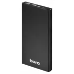 Мобильный аккумулятор Buro RA-12000-AL-BK (Li-Ion, 12000мАч, 5В/1А + 2.1A, вых.: 2x USB A) черный