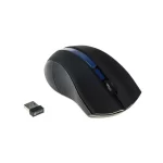Мышь беспроводная Oklick 615MW (1000dpi, светодиодная, 2 кнопки, 2.4ГГц, USB) Черный/синий — изображение 3