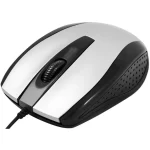 Мышь проводная Defender Optimum MM-140 (800dpi, светодиодная, 2 кнопки, USB) Серебристый