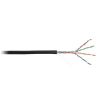 Кабель Netlan U/UTP (Внешний, одножильн., 4пары, cat.5/5E, медный, оболочка полиэт-н) 305м.