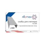 Скобы д/степлера №24/6, оцинкованные, 1000 шт/упак, Attomex — изображение 2
