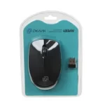 Мышь беспроводная Oklick 486MW (1000dpi, светодиодная, 2 кнопки, 2.4ГГц, USB) Черный/серый — изображение 3