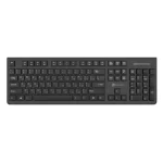 Клавиатура проводная Oklick 505M (мультимедиа, слим, USB, черный)