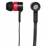 Наушники Oklick HP-S-220 (вкладыши, 32 Ом, 20Гц-20кГц, кабель 1,1м) черный/красный