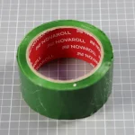 Лента клейкая (скотч) 48 мм х 66 м, 45мкм, зеленый  NOVAROLL
