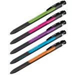 Ручка шариковая 0,7 мм., синяя, прорезиненный корпус, ассорти, Berlingo "Color Zone stick"