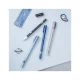 Ручка гелевая со стираемыми чернилами 0,5 мм., синяя, MESHU "Space Adventure"