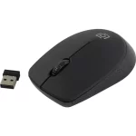 Мышь беспроводная Oklick 486MW (1000dpi, светодиодная, 2 кнопки, 2.4ГГц, USB) Черный/серый — изображение 2