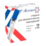Стержни (грифели) д/мех. карандашей 0,7 мм, HB 12 шт/упак., Attomex — изображение 3