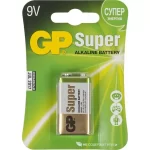 Батарейка GP Крона Super Alkaline щелочная, 9В, 6LR61/1604A