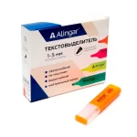 Маркер-текстовыделитель 1-5 мм, оранжевый, Alingar,Line-2