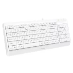Клавиатура проводная A4Tech Fstyler FK15 (мультимедиа, слим, USB, белый)