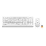 Клавиатура+мышь беспроводная A4-Tech FG1012 (1200dpi, светодиодн., 2.4ГГц, мультимедиа, USB, белый) — изображение 2