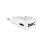 Зарядное устройство Buro TJ-159w (для USB-устройств, Вх.: 220В, Вых.: 1хUSB/2.1A) белый