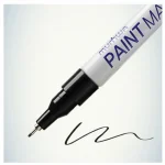 Маркер-краска 1 мм, черный, нитро-основа, MunHwa Extra Fine Paint Marker — изображение 4