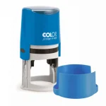 Оснастка для круглой печати Colopl d=45мм Pr. R45 Cover, с крышкой, синий корпус, синяя — изображение 2