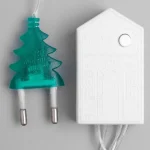 Гирлянда электрическая "Нить" 10 м, прозрачная нить, 100 LED, свеч. мульти, 8 режимов, 220 В — изображение 3
