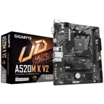 Мат.платa   GIGABYTE A520M K V2  (2xDDR4-3200 МГц, 1xPCI-Ex16, 1xM.2, mATX)