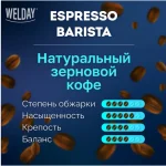 Кофе в зернах WELDAY (ВЭЛДЭЙ) "ESPRESSO Barista", 1000гр — изображение 3