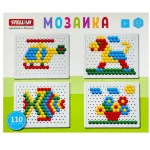 Игра настольная "Мозаика",110 элементов, диаметр 13 мм — изображение 5