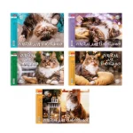 Альбом для рисования 24л., А4, на гребне, обл.- мелов. картон, Hatber.Кот Борис, перф. на отрыв