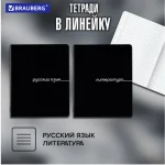 Набор предметных тетрадей, 05шт, 48л., BRAUBERG.Темный, обл. мелов. картон — изображение 8