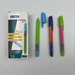 Ручка шариковая 0,7 мм., синяя, Linc Corona Plus Fancy colors, корпус ассорти