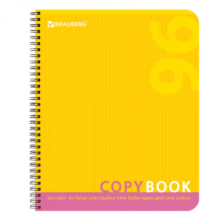 Тетрадь А5, 48 листов, клетка, гребень,  ArtSpace "Моноколор. Colorblock", об. мелов. картон