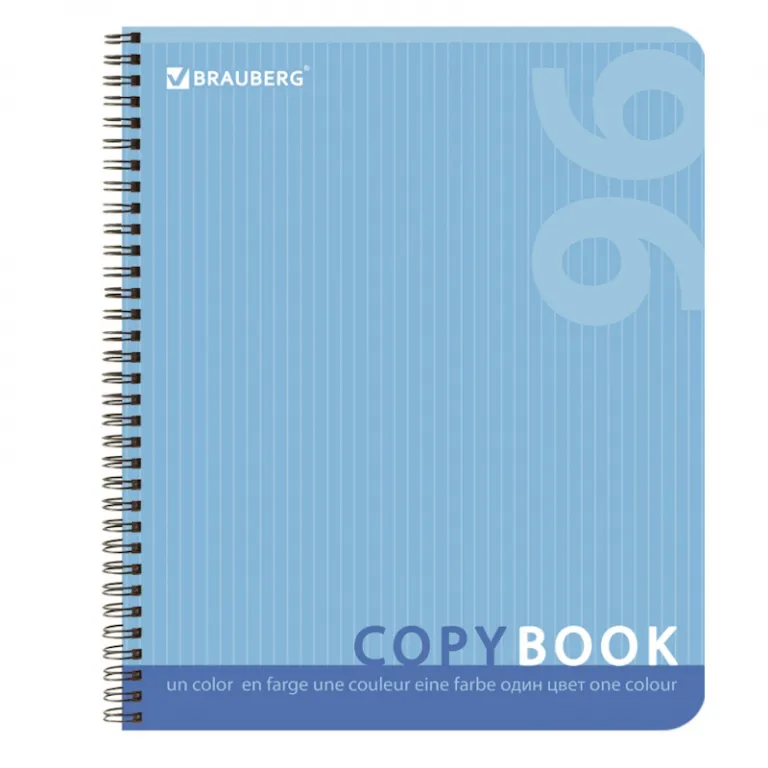 Тетрадь А5, 48 листов, клетка, гребень,  ArtSpace "Моноколор. Colorblock", об. мелов. картон