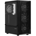 Корпус ATX Mid-Tower ZALMAN N4 Rev.1 черный без БП (USB 2.0 Type-A, USB 3.2 Gen 1 Type-A, FRGB вентиляторы, 3 x 120 мм)