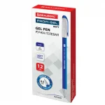 Ручка гелевая 0,5 мм., синяя, BRAUBERG "Profi-Gel SOFT"