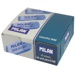 Ластик Milan 840, скошенный, комбинир., синтетический каучук,52 х 19 х 8мм, стирание чернил, графита — изображение 2