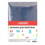 Обложки для переплета А3, пластиковые, 400 мкм., прозрачные, 50шт/уп., deVENTE
