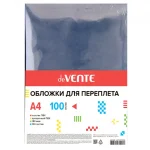 Обложки для переплета А4, пластиковые, 180 мкм, прозрачные, 100шт, deVENTE