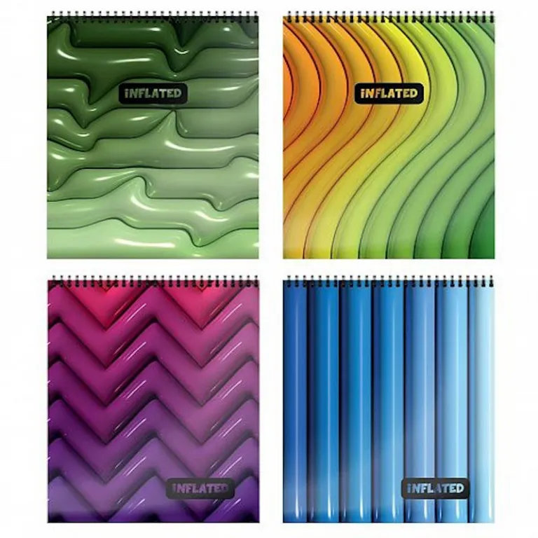 Тетрадь А5, 48 листов, клетка, гребень,  ArtSpace "Моноколор. Colorblock", об. мелов. картон