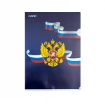 Папка-уголок А4, 180 мкм, непрозрачная с рисунком, deVENTE. Герб