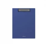 Папка-планшет А4, с крышкой, верхний прижим, пластик, синий, текстура песок, ErichKrause,Классика — изображение 3
