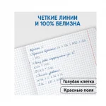Тетрадь А5, 48 листов, клетка BG.Однотонный. Общение, обл. мелов. картон, вд-лак, неон — изображение 4