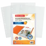 Вкладыш для папок (мультифора) А4, 90 мкм, матовые (50 шт/упак) BRAUBERG "EXTRA 900"