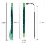 Ручка шариковая 0,7 мм., синяя, масляные чернила, игольч. стержень, BRAUBERG "BOMB GT Pastel" — изображение 5