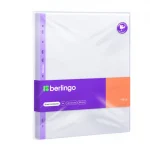 Вкладыш для папок (мультифора) А4, 40 мкм. глянцевый (100 шт/упак) Berlingo "Mirror"