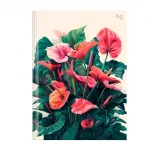 Блокнот А6, интегральный переплет, 64 л., клетка, глянцевая ламинация BG.Цветы