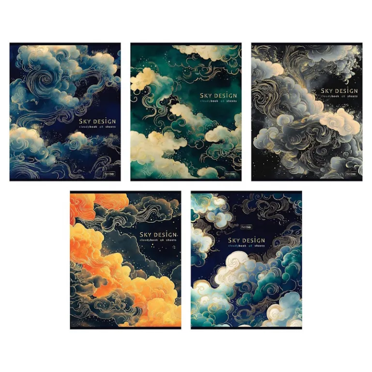 Тетрадь А5, 48 листов, клетка, гребень,  ArtSpace "Моноколор. Colorblock", об. мелов. картон